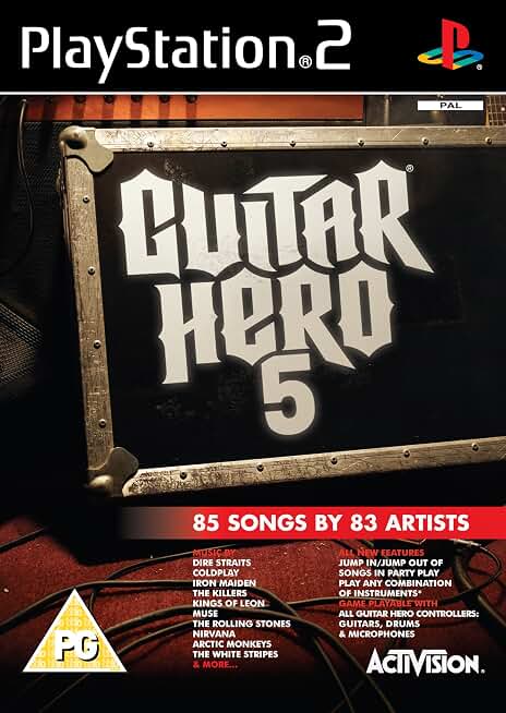 [UK-Import]Guitar Hero 5 Solus Game PS2
