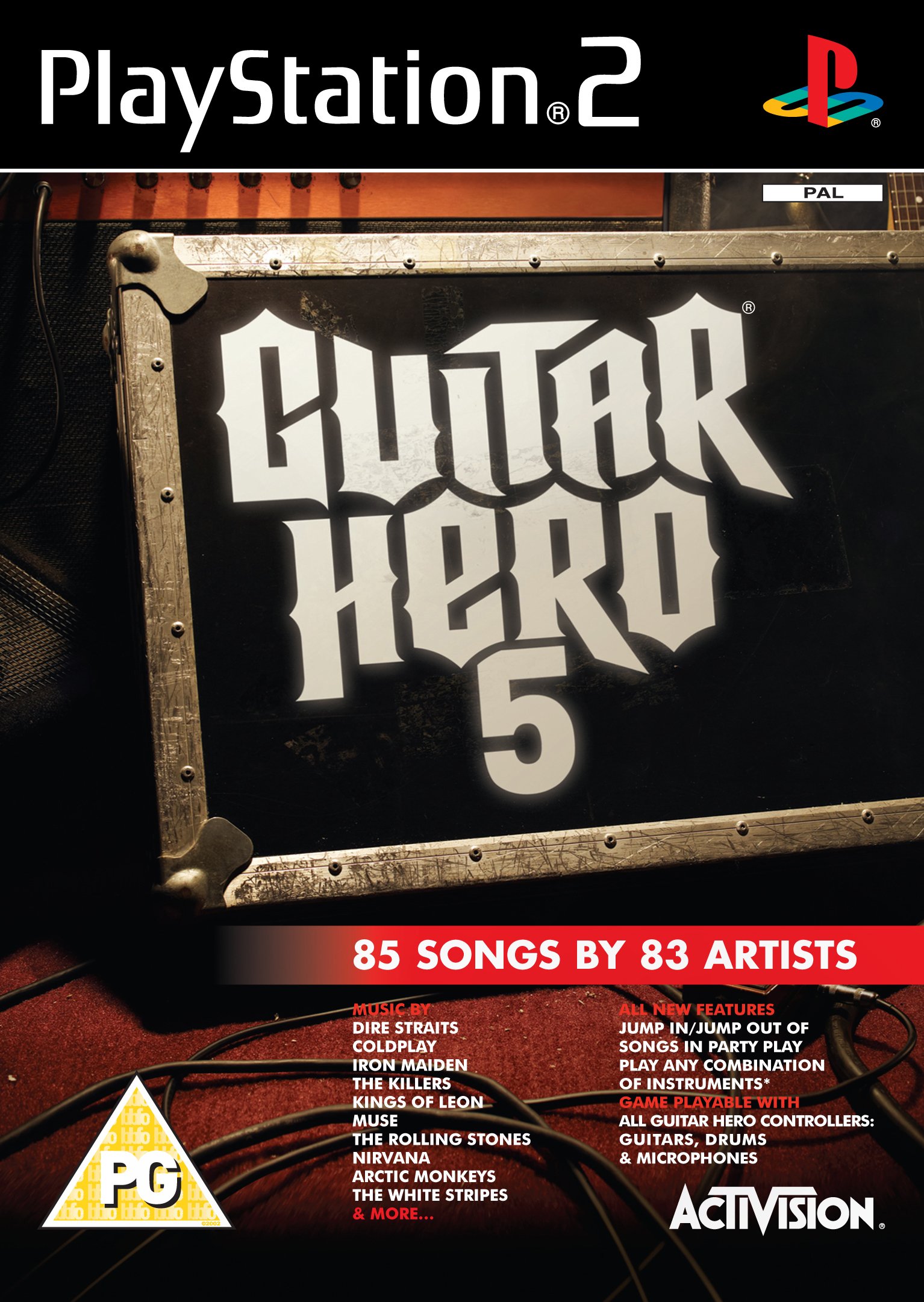 [UK-Import]Guitar Hero 5 Solus Game PS2