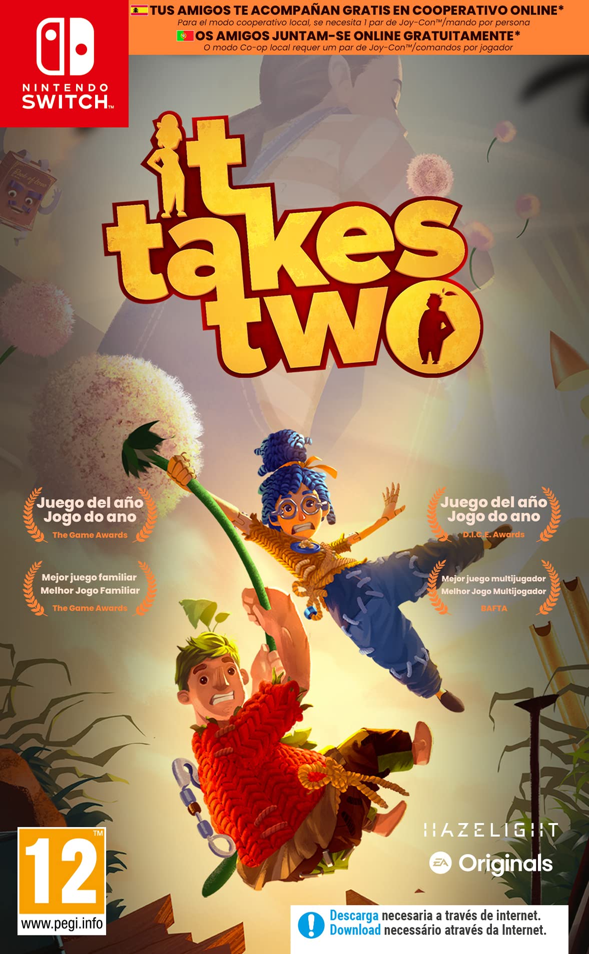Electronic Arts It Takes Two SWITCH | Videospiele | Castellano, Spanisch und Portugiesisch