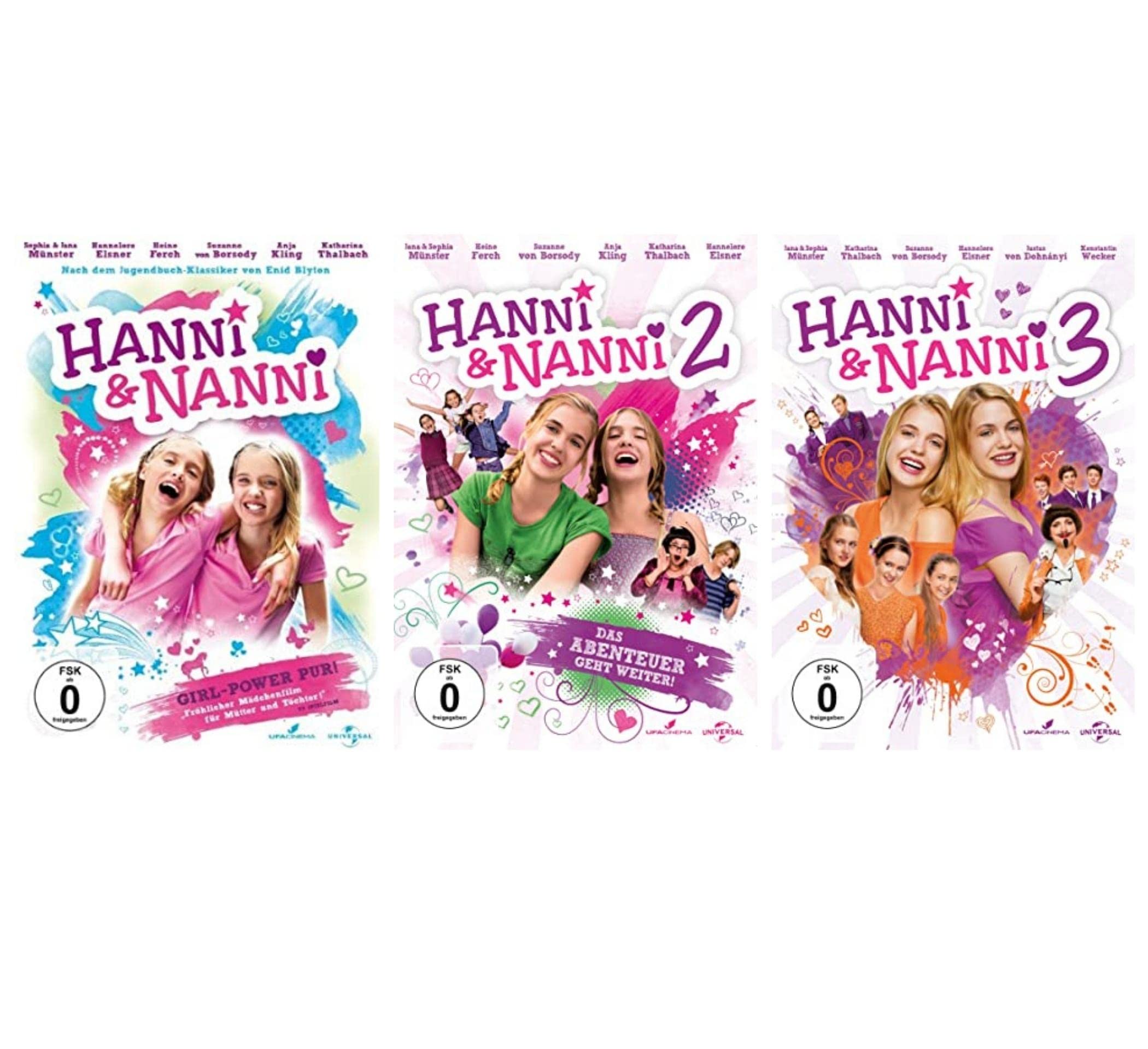 Hanni & Nanni 1 + 2 + 3 Collection (3-DVD)