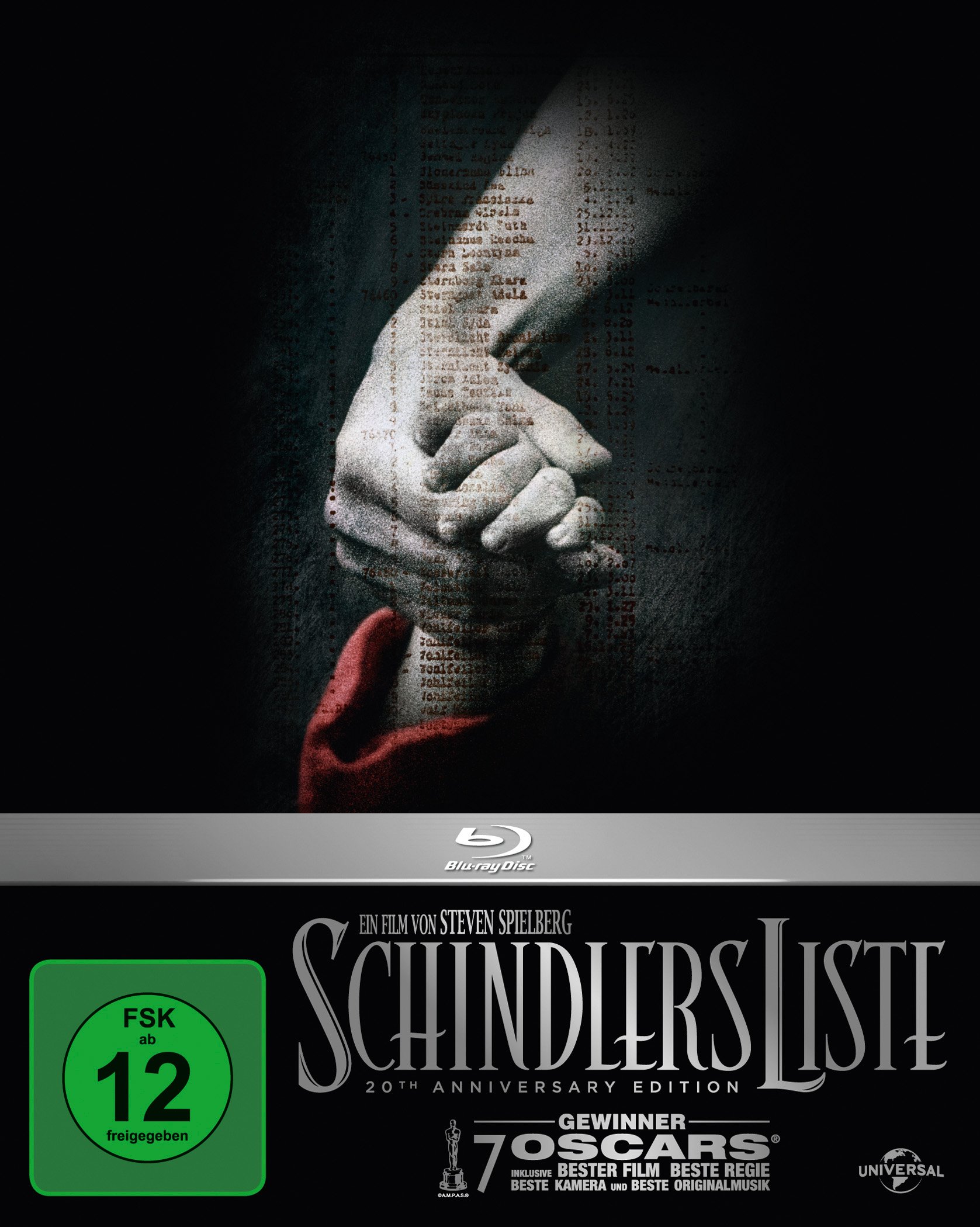 Schindlers Liste - 20th Anniversary Edition [Blu-ray] (Limited Edition)