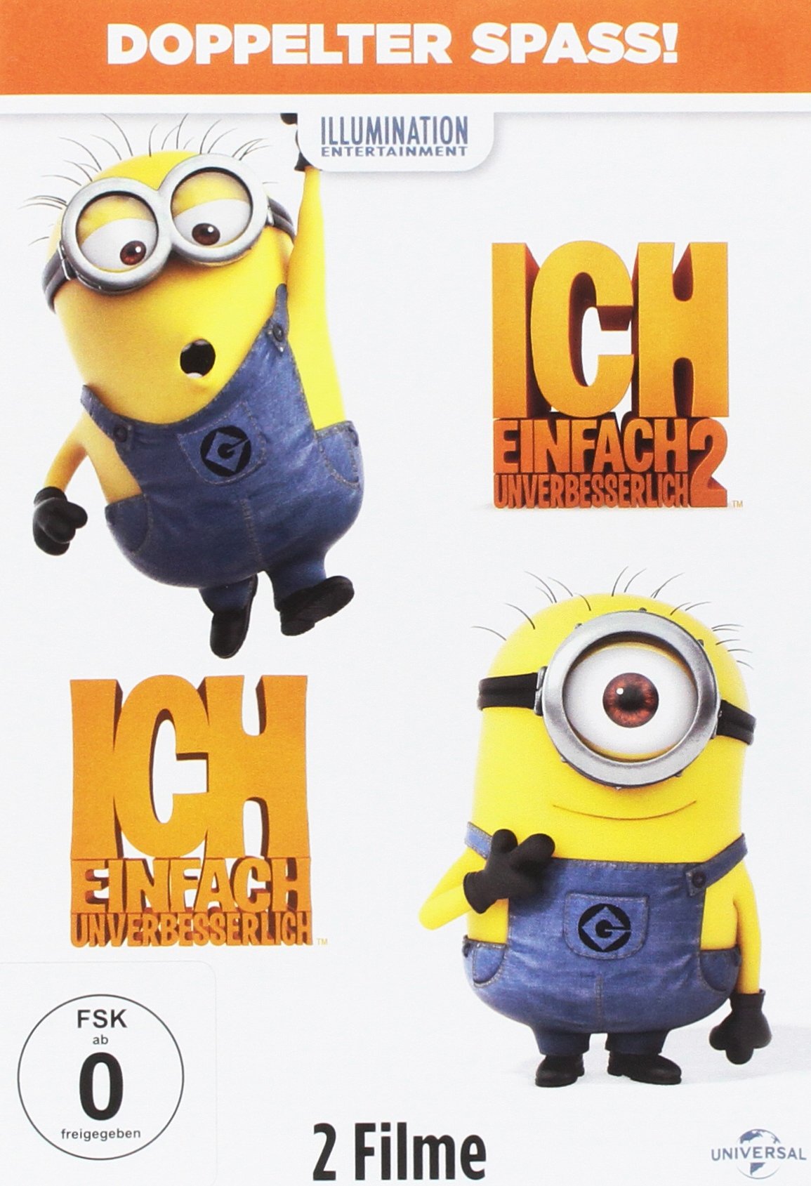 Ich - Einfach unverbesserlich 1&2 [2 DVDs]
