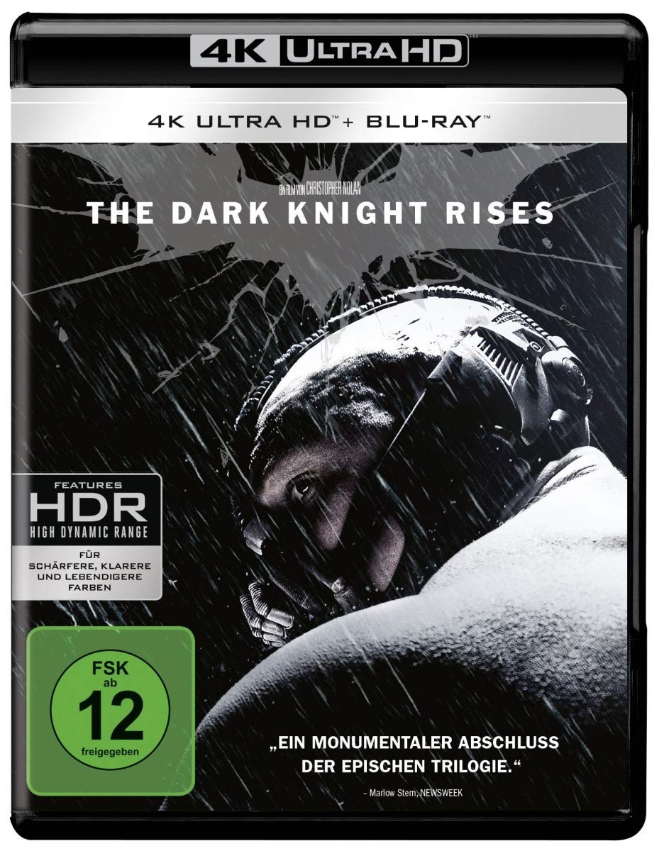 The Dark Knight Rises (4K Ultra-HD + 2D-Blu-ray) (2-Disc Version) [Blu-ray]