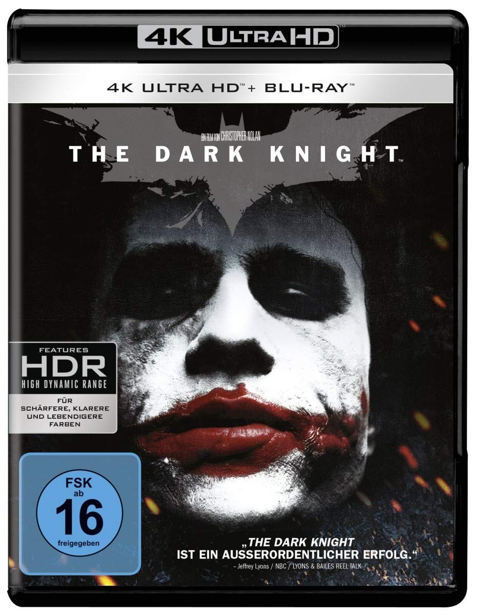 The Dark Knight (4K Ultra-HD + 2D-Blu-ray) (2-Disc Version) [Blu-ray]
