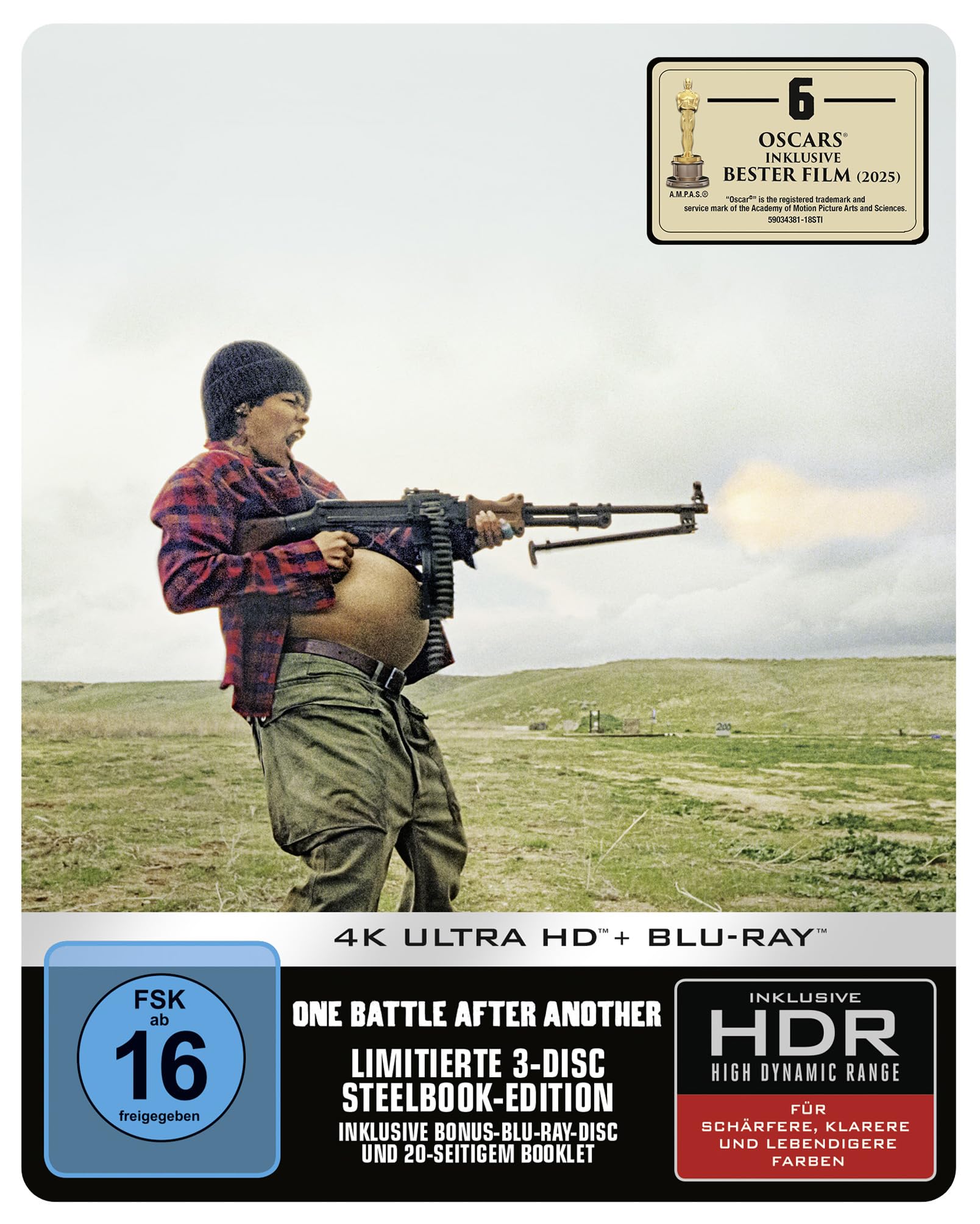 One Battle After Another (Limitiertes Steelbook, 4K-UHD + Blu-ray)