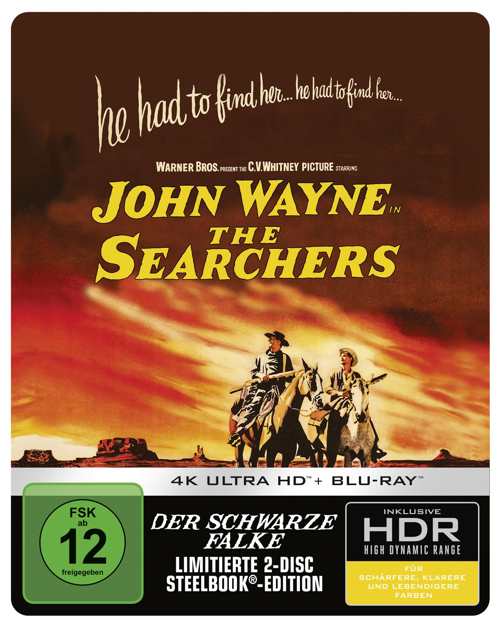 Der schwarze Falke (Steelbook, 4K-UHD+Blu-ray)