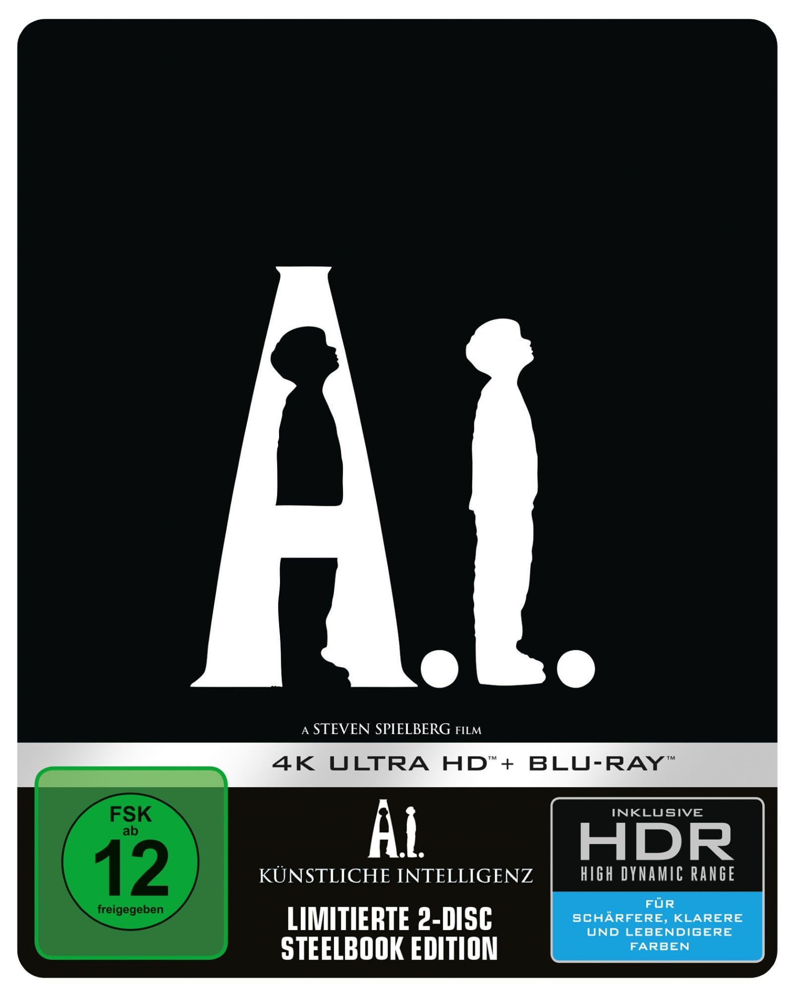 A.I.: Künstliche Intelligenz (Steelbook, 4K-UHD+Blu-ray)