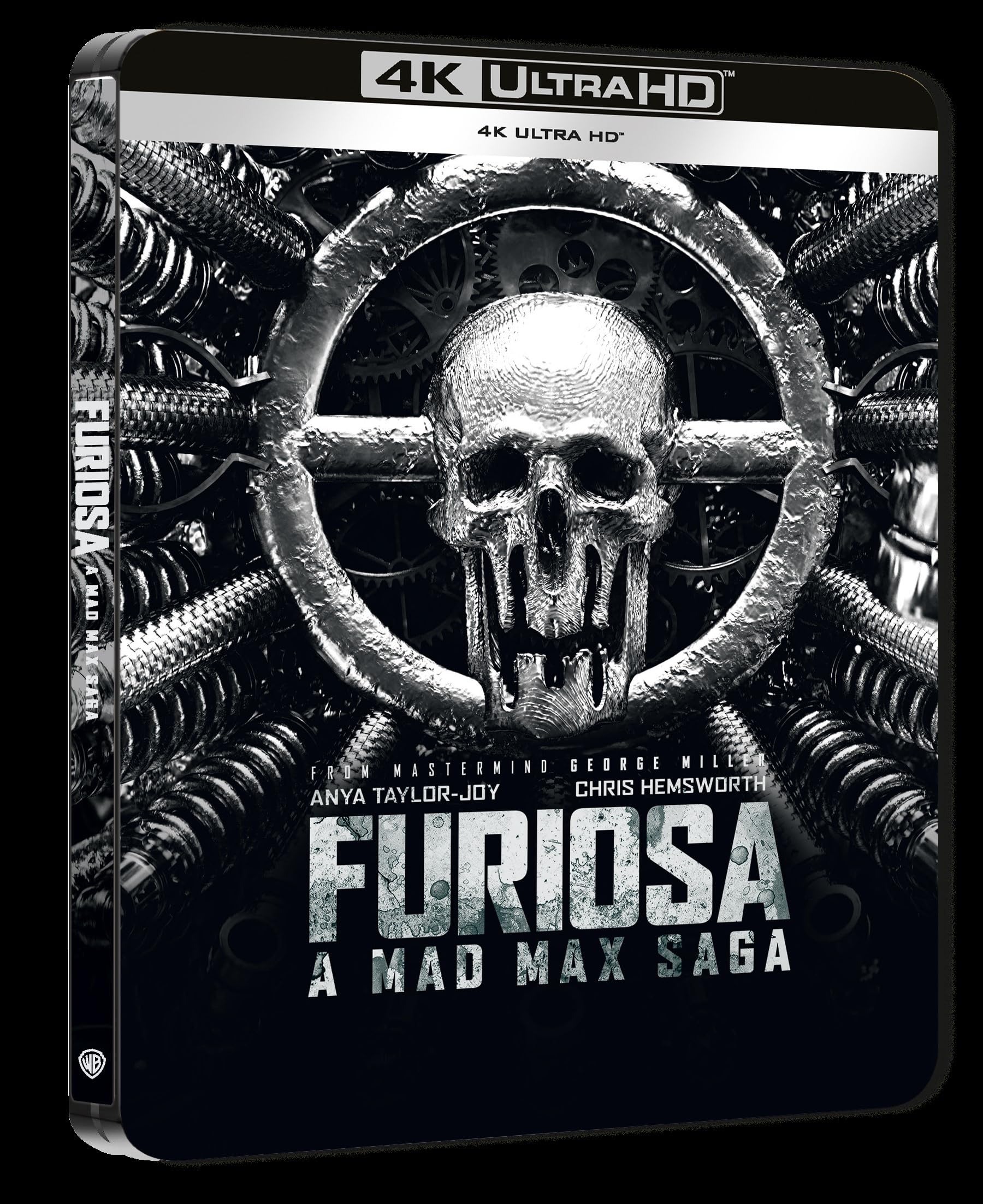 Blu-Ray 4K Uhd Furiosa: A Mad Max Saga (Ltd Black & Chrome Steelbook) (4K Ultra Hd+Blu-Ray)