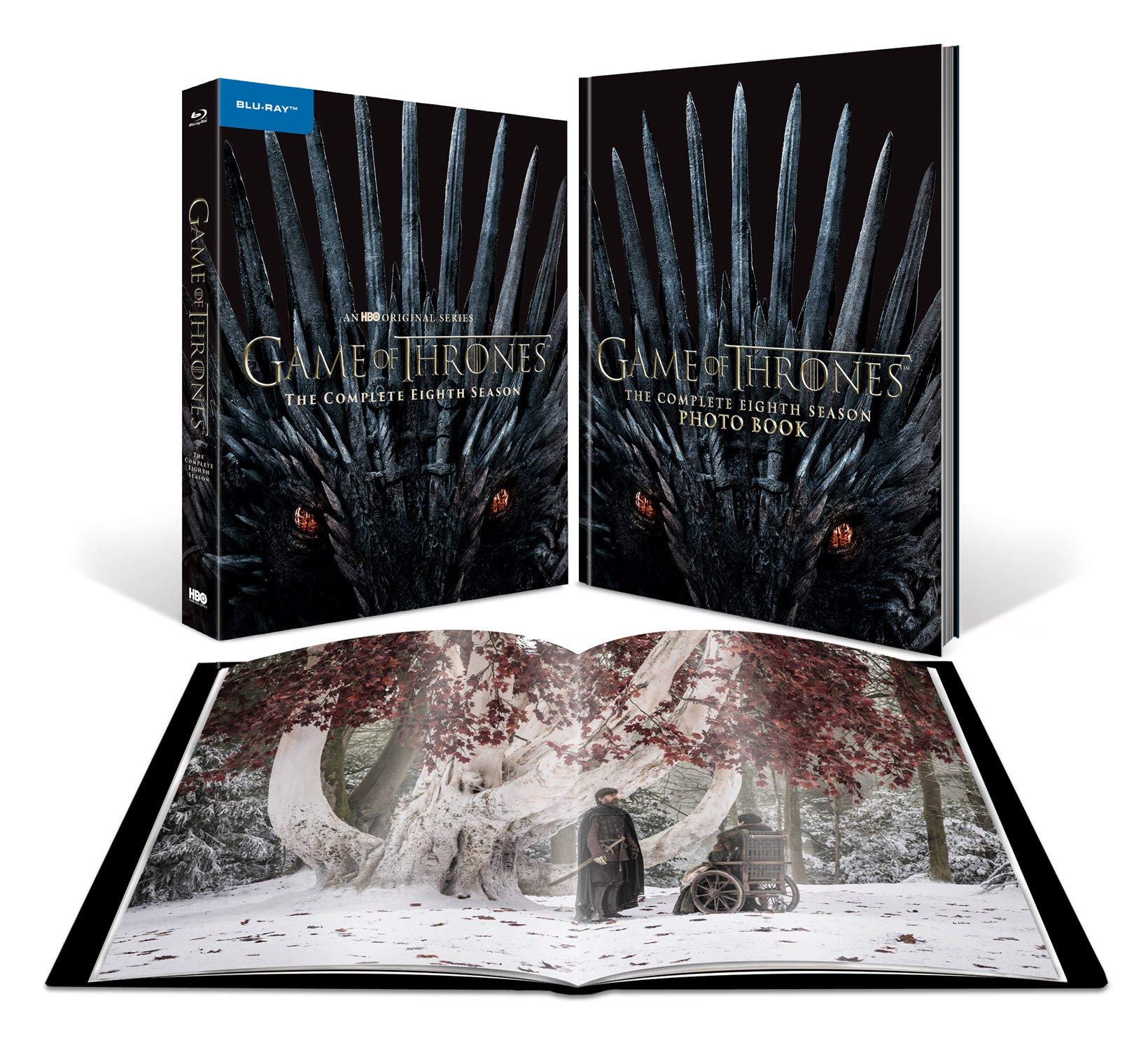 Game Of Thrones Season 8 Limited Edition Blu Ray Set / Includes Filmbook / Import / Region Free Blu Ray