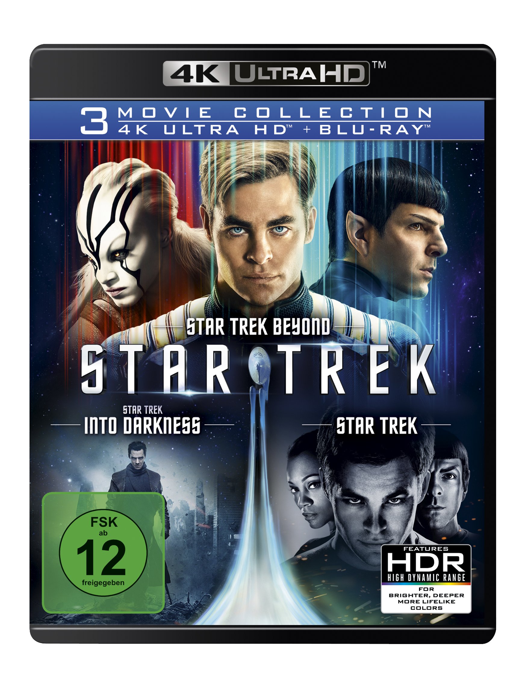 Star Trek - 3-Movie Collection [3 4K Ultra HDs] + [3 Blu-rays]