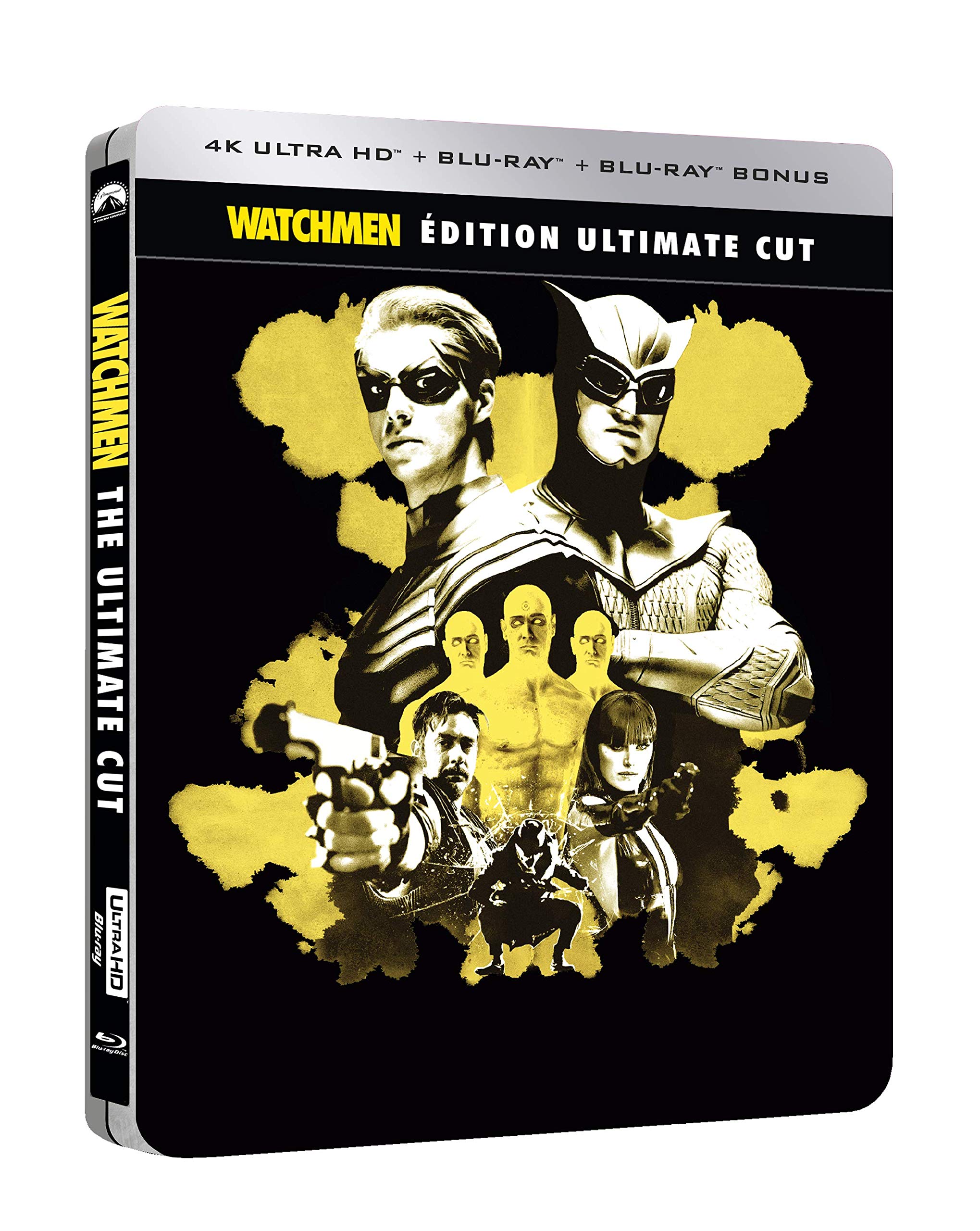 Watchmen - The Ultimate Cut 4K & Blu-ray UHD 3-Disc Steelbook (Import mit deutschem Ton)