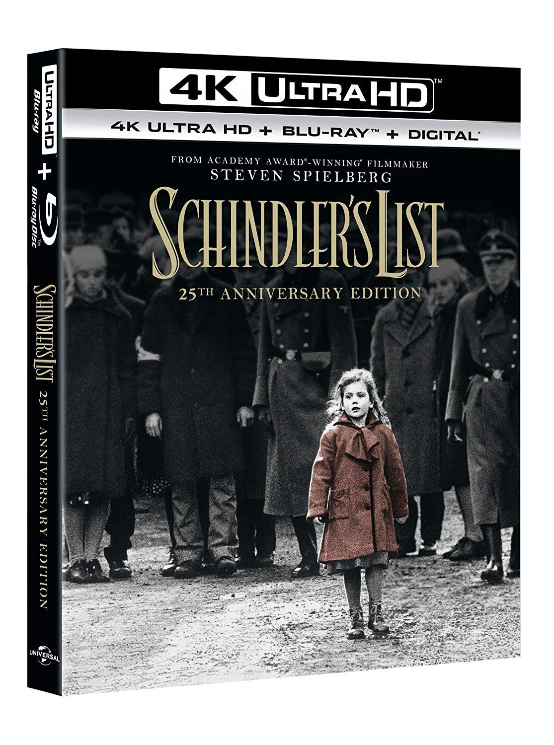 Schindler's List (Blu-Ray 4K Ultra HD+Blu-Ray) [Region Free] [Blu-ray]