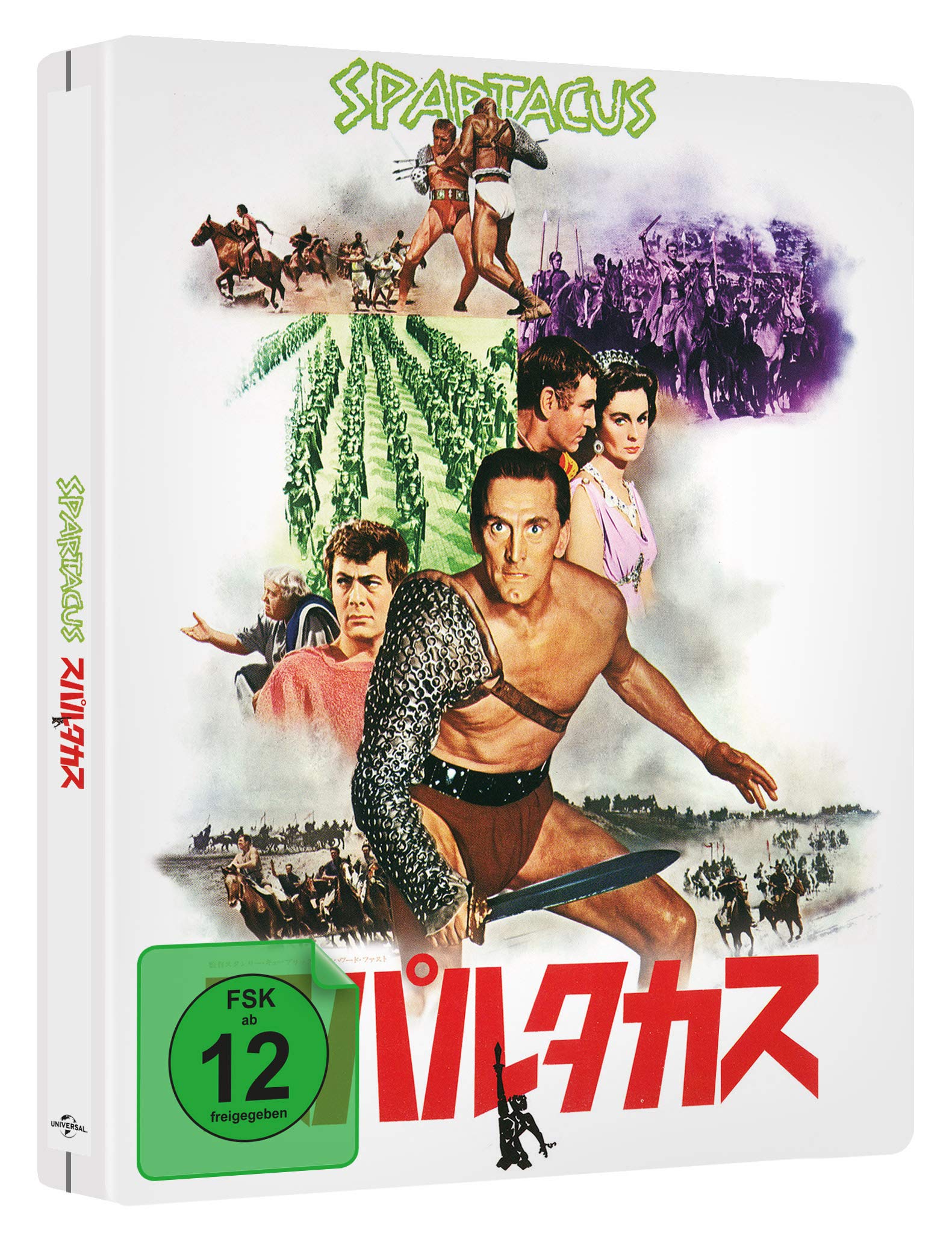 Spartacus - LIMITED JAPANESE STEELBOOK (4k Ultra-HD) [Blu-ray] (exklusiv bei Amazon.de)