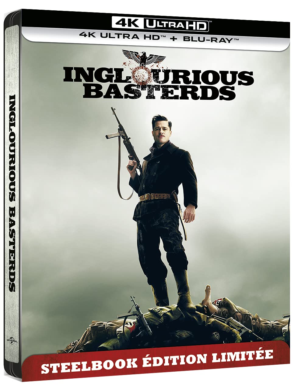 Inglourious basterds [4k ultra-hd + blu-ray-steelbook édition limitée]