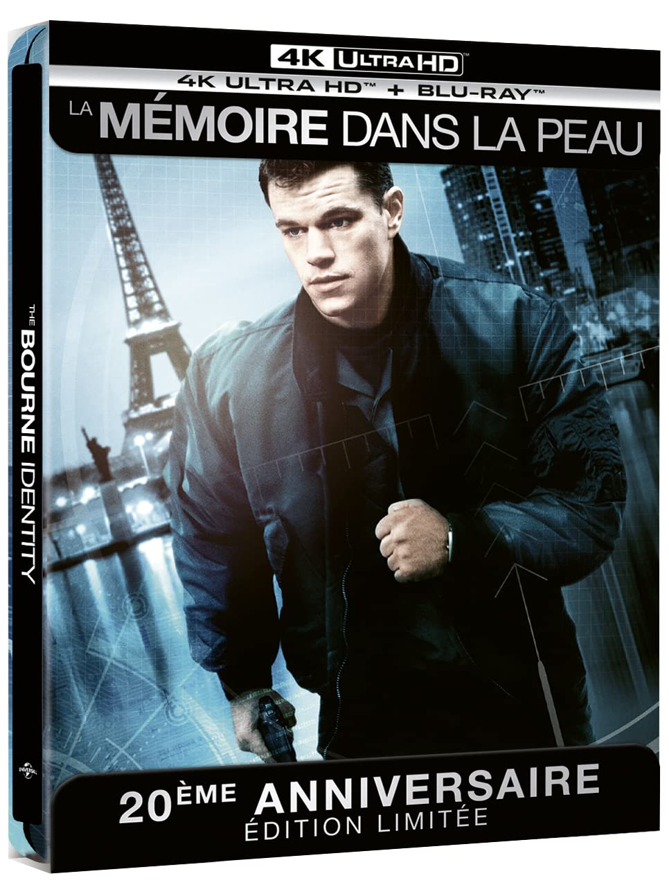 La mémoire dans la peau 4k ultra hd [Blu-ray] [FR Import]