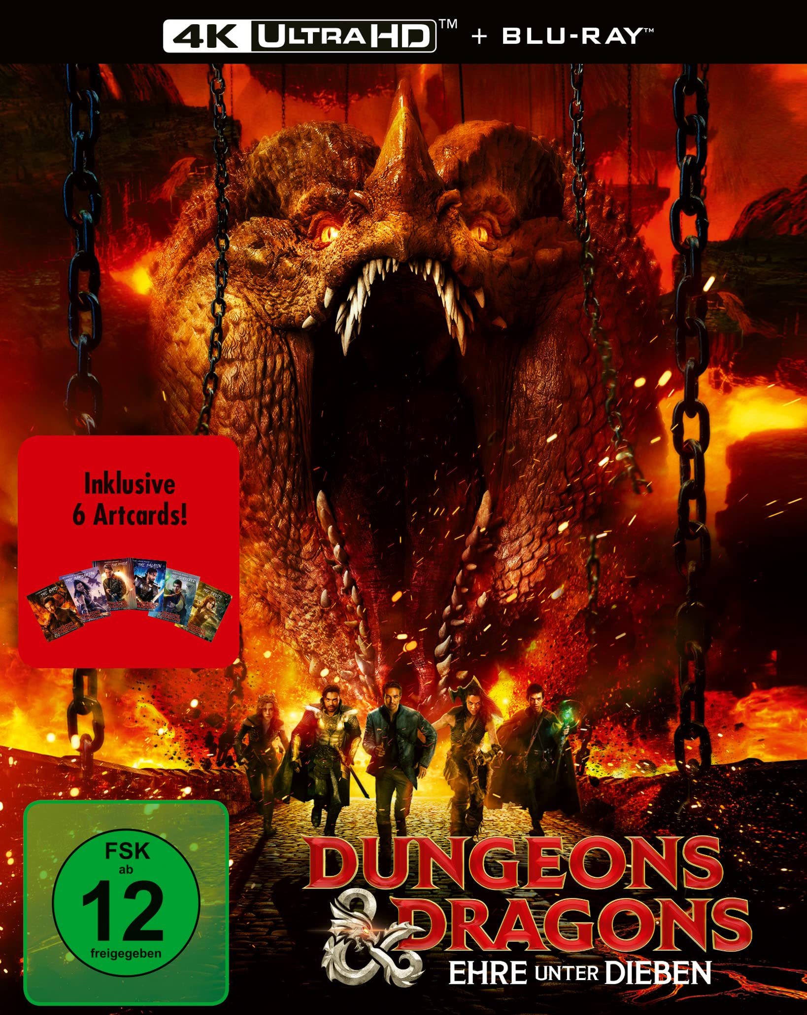 Dungeons & Dragons: Ehre unter Dieben - Limited mit O-Ring + Artcards [4K Ultra HD] + [Blu-ray]