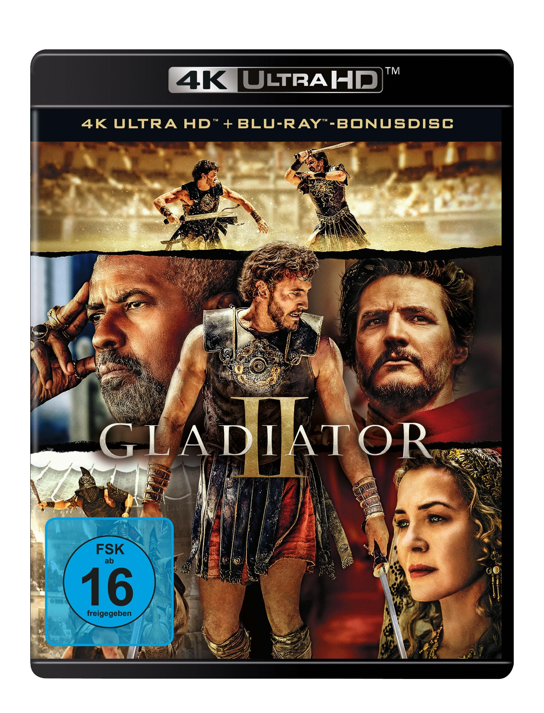 Gladiator II [4K Ultra HD] + [Blu-ray] + [Bonus Blu-ray]