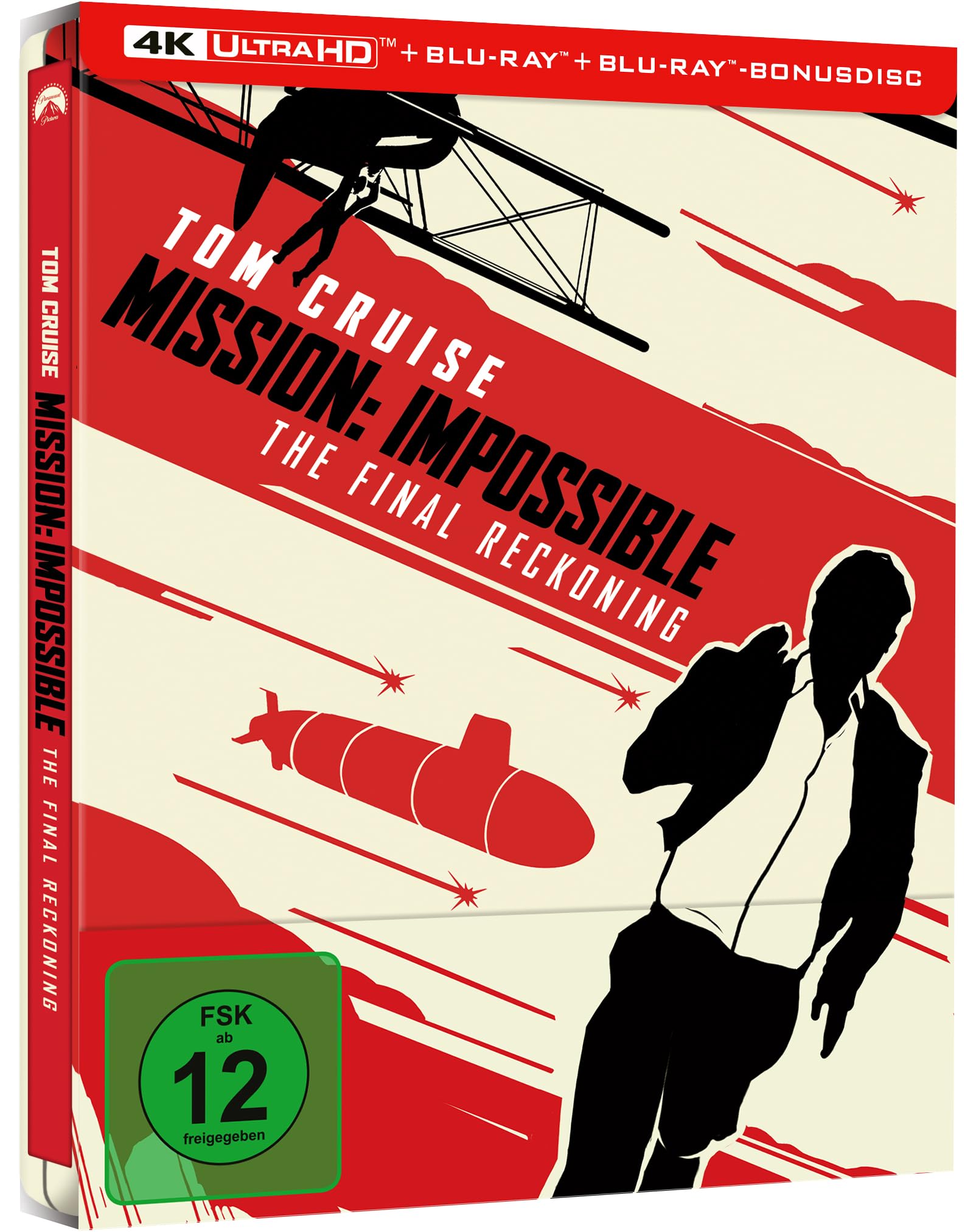 Mission: Impossible - The Final Reckoning – Limited Steelbook [4K UHD + Blu-ray + Bonus Blu-ray] exklusiv bei Amazon.de
