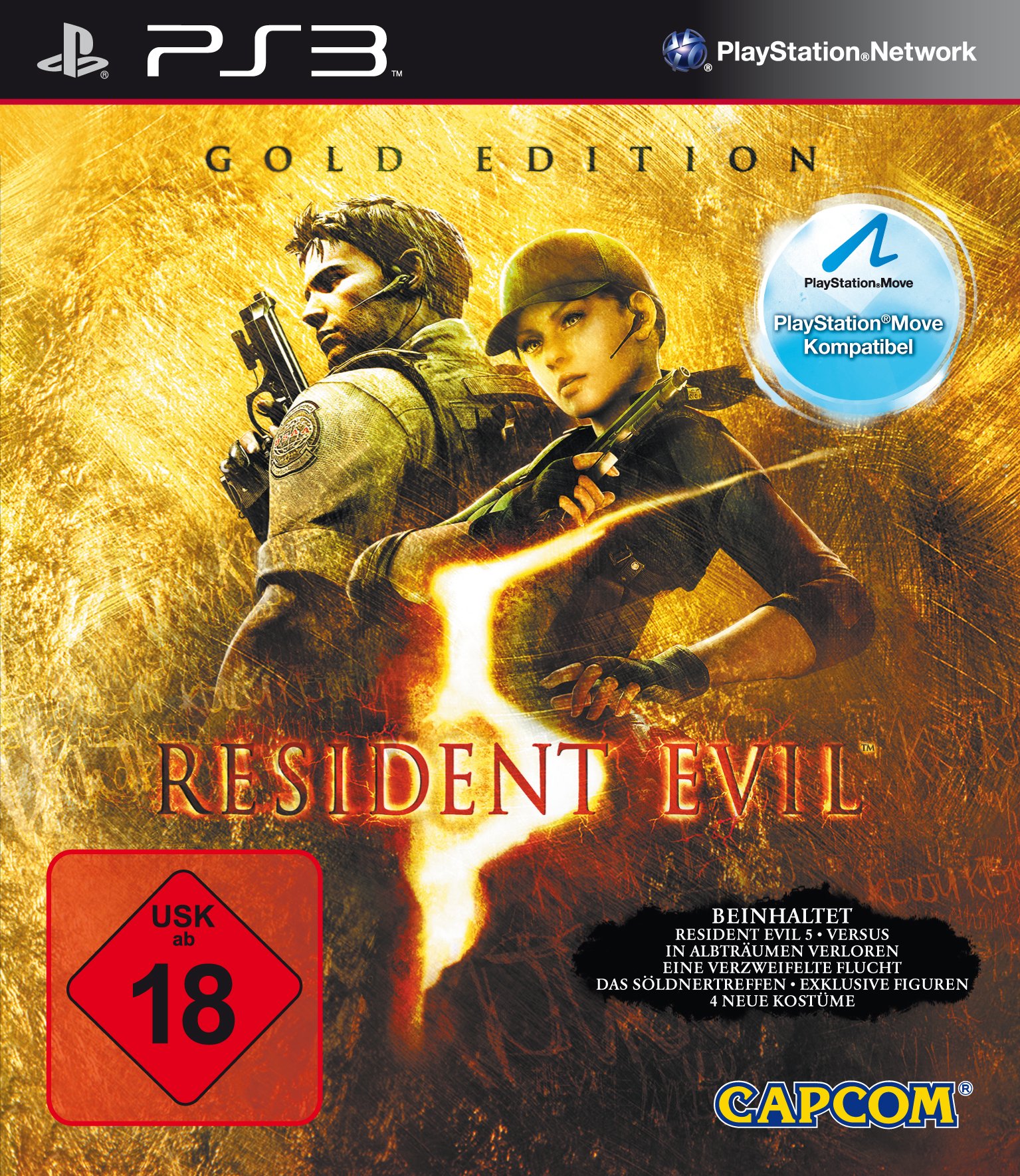 Resident Evil 5 [Gold Edition, Move kompatibel]
