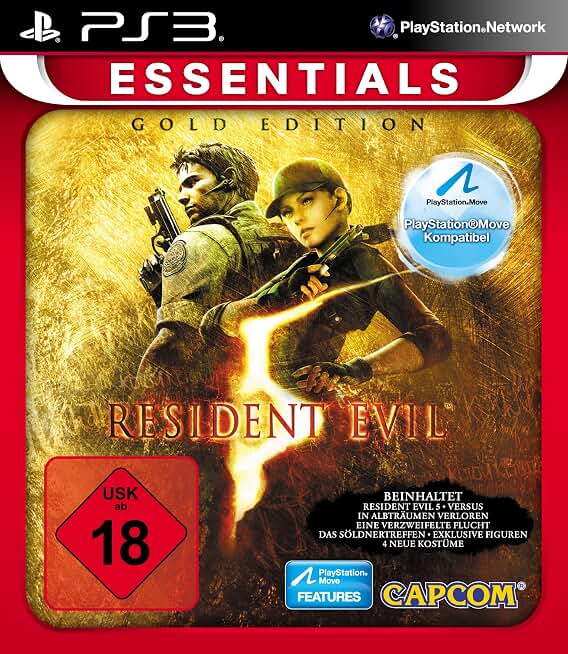 Resident Evil 5 [Essentials, Gold Edition, Move kompatibel]