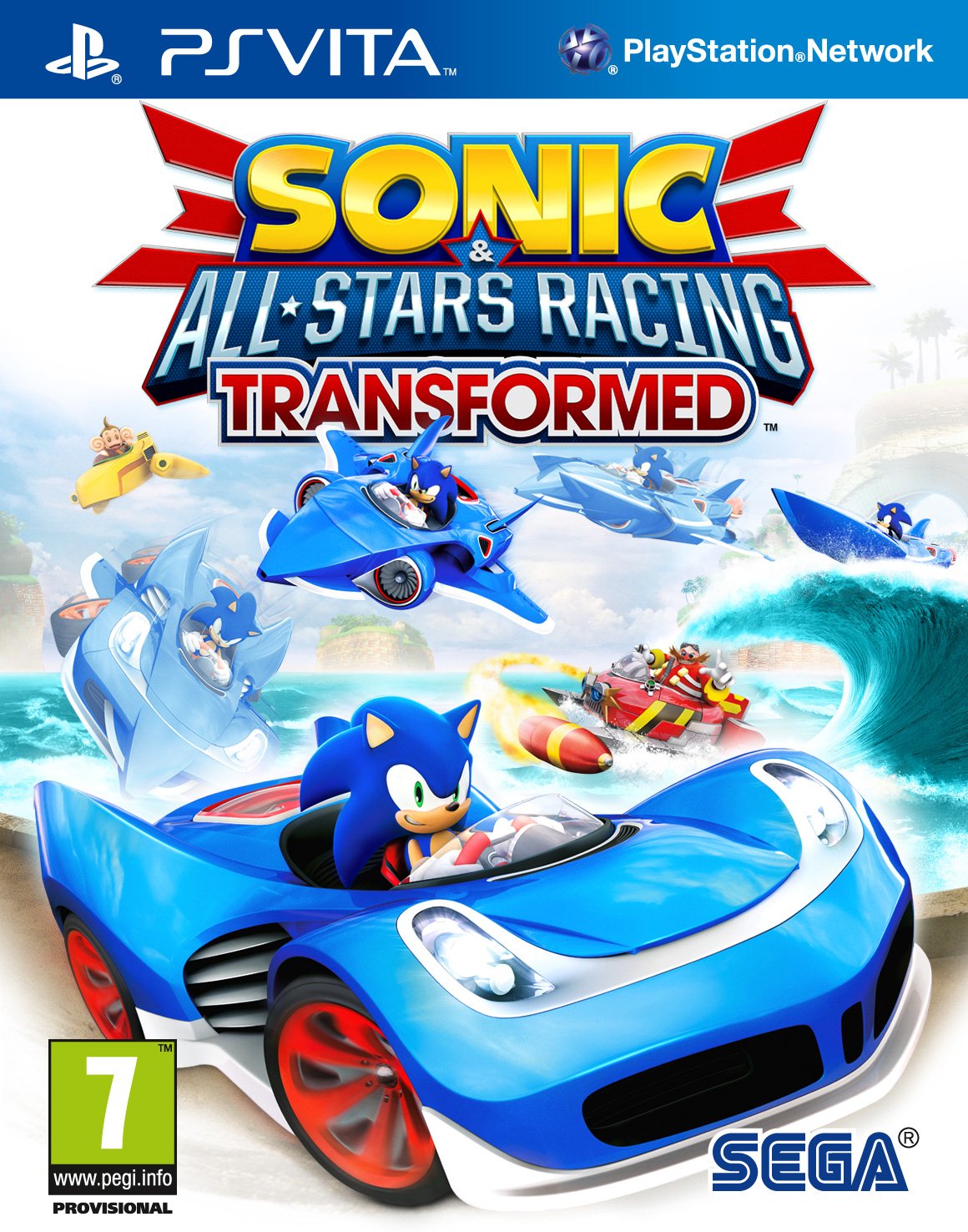 SEGA Sonic & All-Stars Racing Transformed, PS Vita