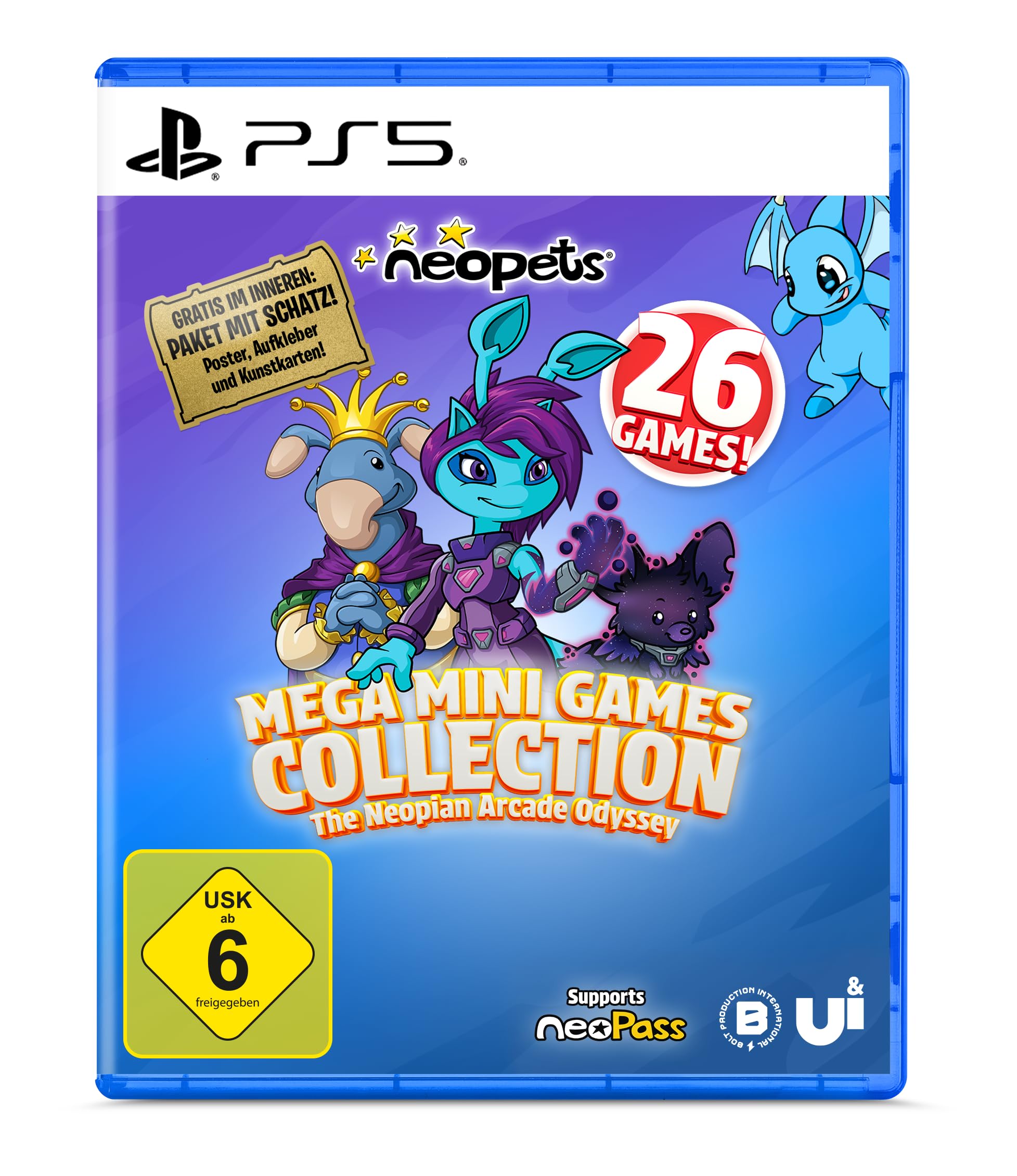 Neopets - Mega Mini Games Collection - The Neopian Arcade Odyssey - Day 1 Edition - PS5