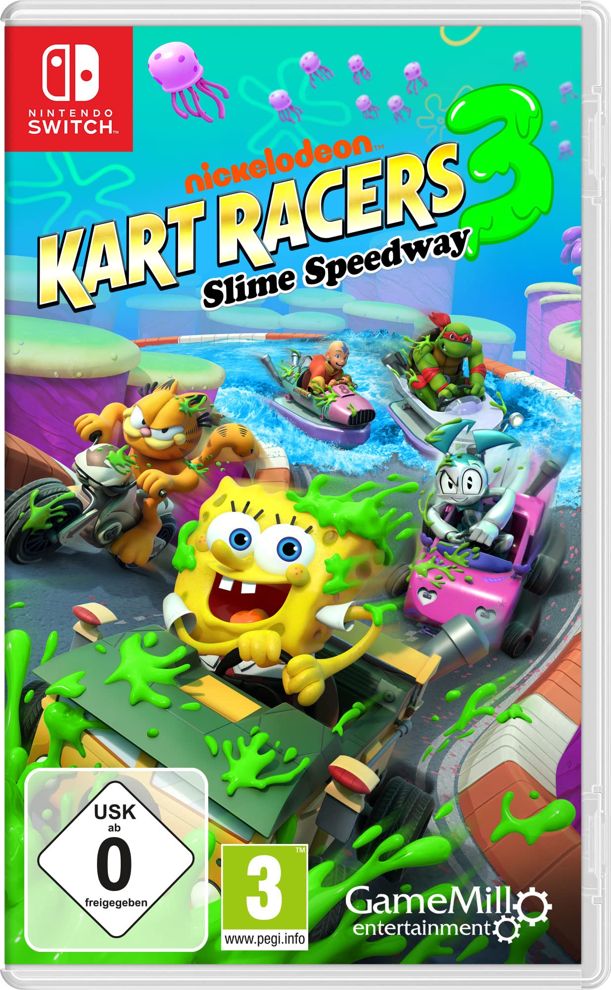 GameMill Entertainment, LLC Nickelodeon Kart Racers 3 - Slime Speedway - [Nintendo Switch]