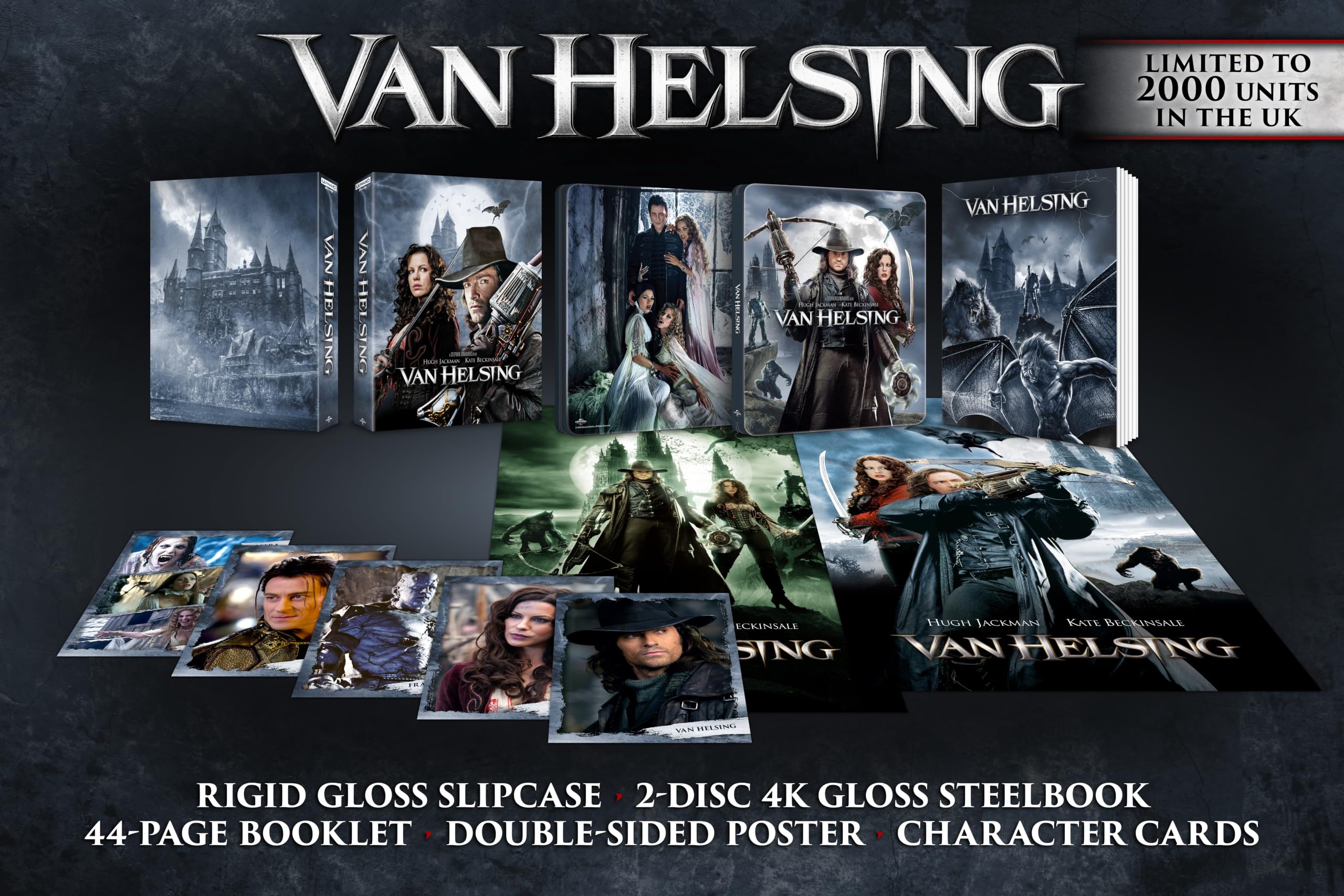 Van Helsing Collector's Edition 4k UHD & Blu-Ray Steelbook [Region B]