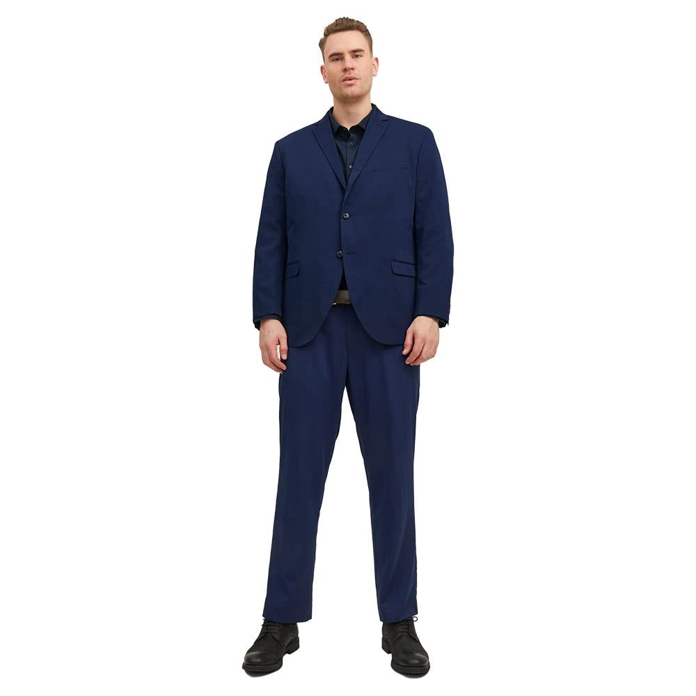 Jack&Jones Plus Men's Jprfranco Suit Ps Anzug, Medieval Blue, 70