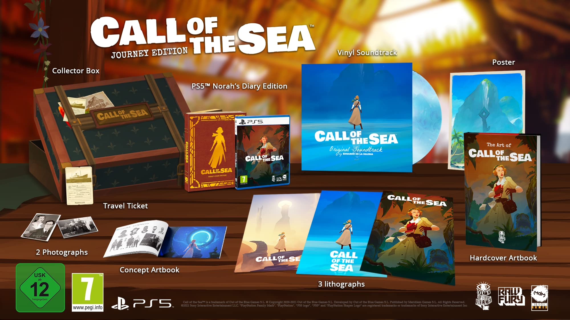 Call of the Sea [Journey Edition, inkl. Collector's Box, Vynil-Soundtrack, Poster, Artbook, 3 Litografien, Reiseticket, 2 Fotografien]