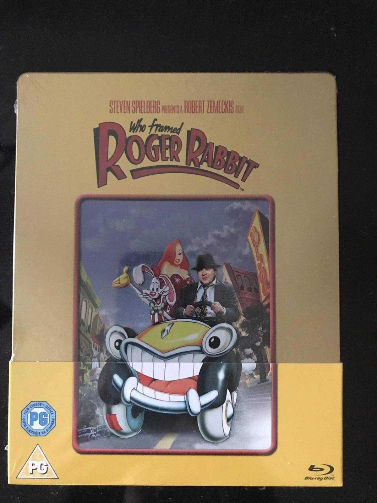 Falsches Spiel mit Roger Rabbit - Who Framed Roger Rabbit - Exclusive Limited Anniversary Gold Edition Steelbook (Import MIT deutschem Ton) [Blu-ray]