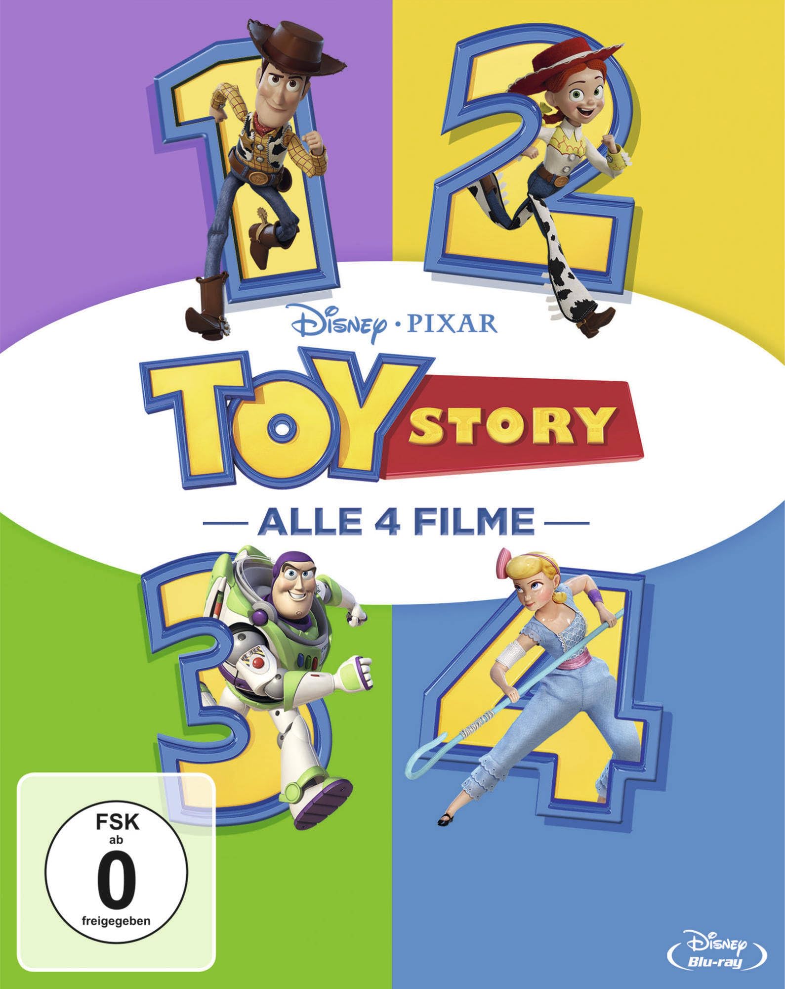 Toy Story 1-4 [Blu-ray]