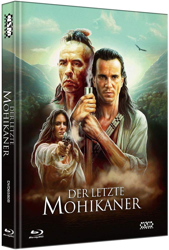 Der letzte Mohikaner [3 Blu-Ray+DVD] - uncut - limitiertes Mediabook Cover B
