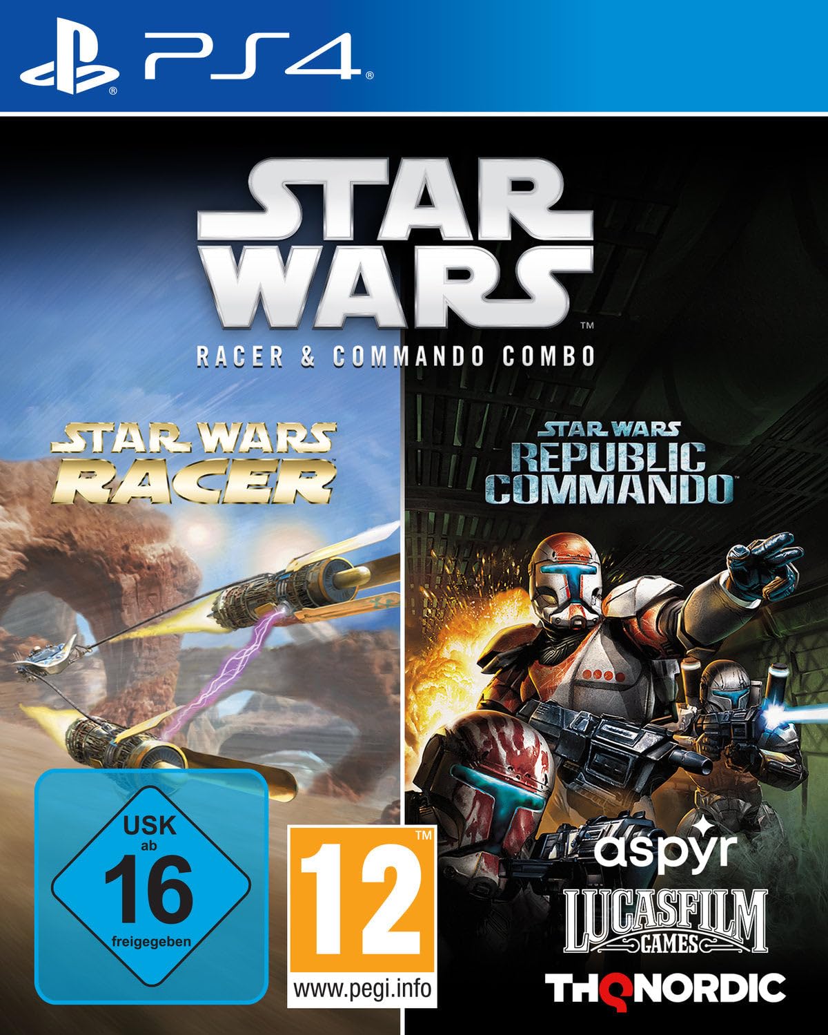 Star Wars Racer and Commando Combo