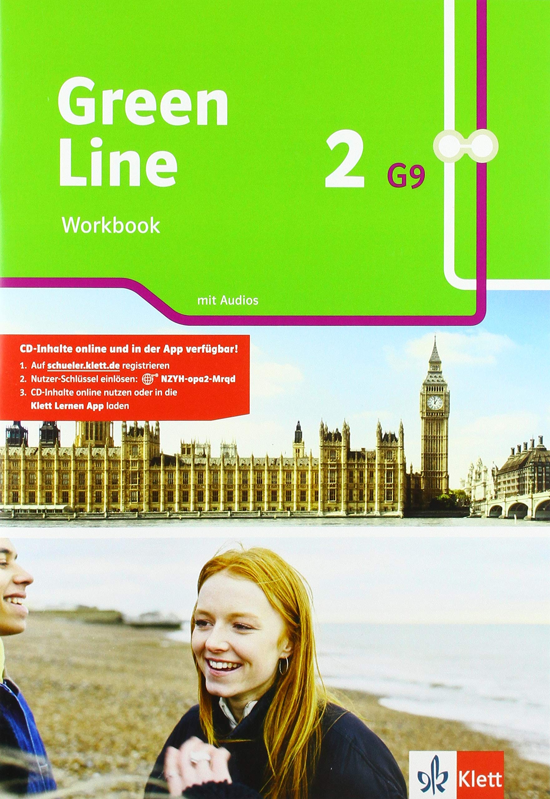 Green Line 2 G9: Workbook mit Audios Klasse 6 (Green Line G9. Ausgabe ab 2019)