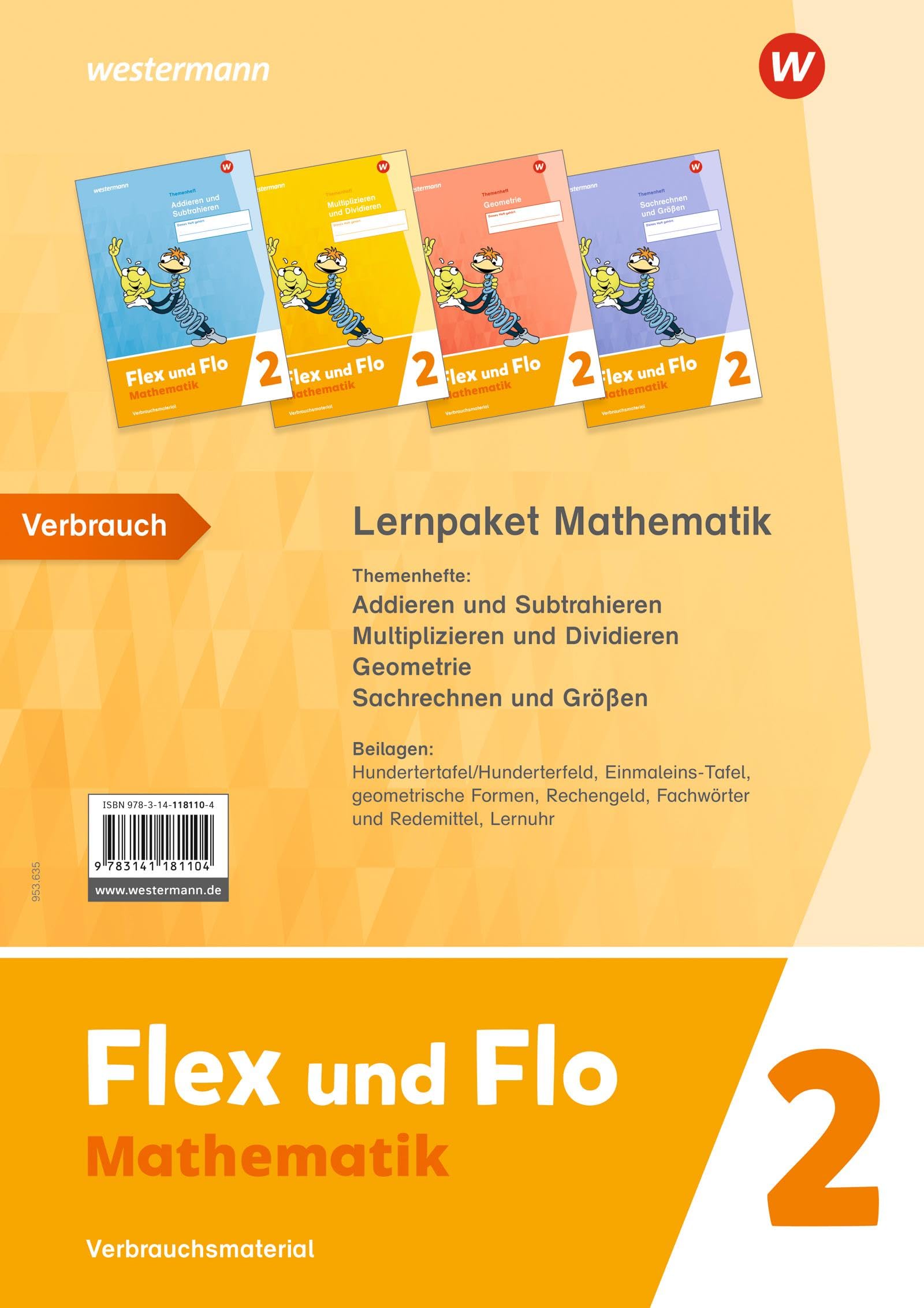 Flex und Flo - Ausgabe 2021: Lernpaket Mathematik 2 Verbrauchsmaterial
