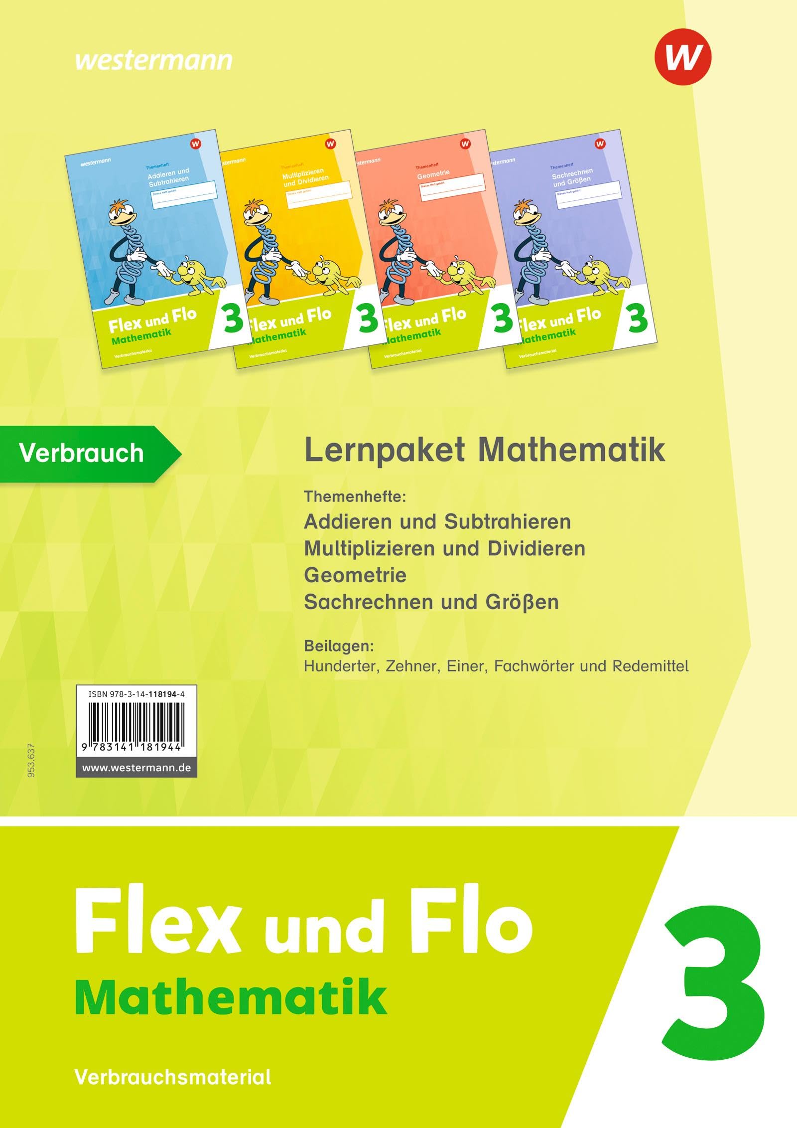 Flex und Flo - Ausgabe 2021: Lernpaket Mathematik 3 Verbrauchsmaterial