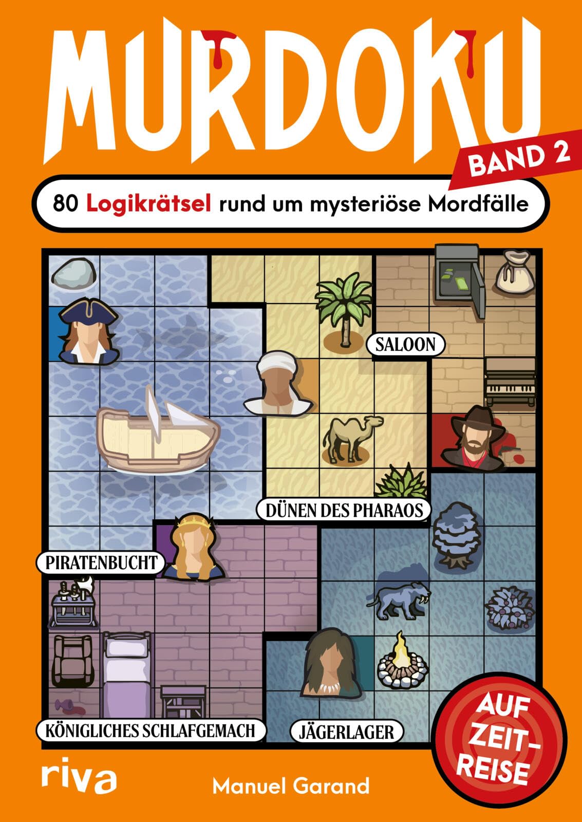 Murdoku 2: Auf Zeitreise – 80 Logikrätsel rund um mysteriöse Mordfälle | Löse Kriminalfälle mit Sudoku und Logicals. Kniffliges Geschenk für Rätselfans zu Geburtstag und Weihnachten