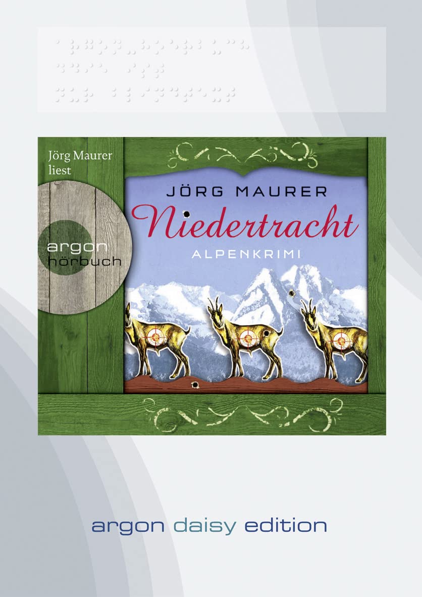 Niedertracht (DAISY Edition): Alpenkrimi (Kommissar Jennerwein ermittelt, Band 3)
