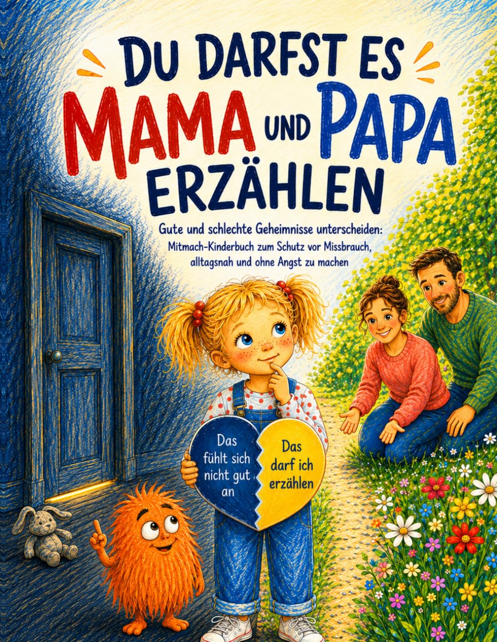 Du darfst es Mama und Papa erzählen - Gute und schlechte Geheimnisse unterscheiden: Mitmach-Kinderbuch zum Schutz vor Missbrauch – Bauchgefühl verstehen und richtig handeln
