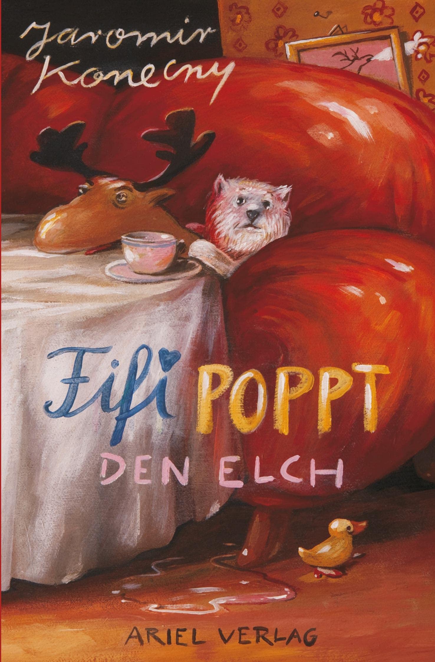Fifi poppt den Elch