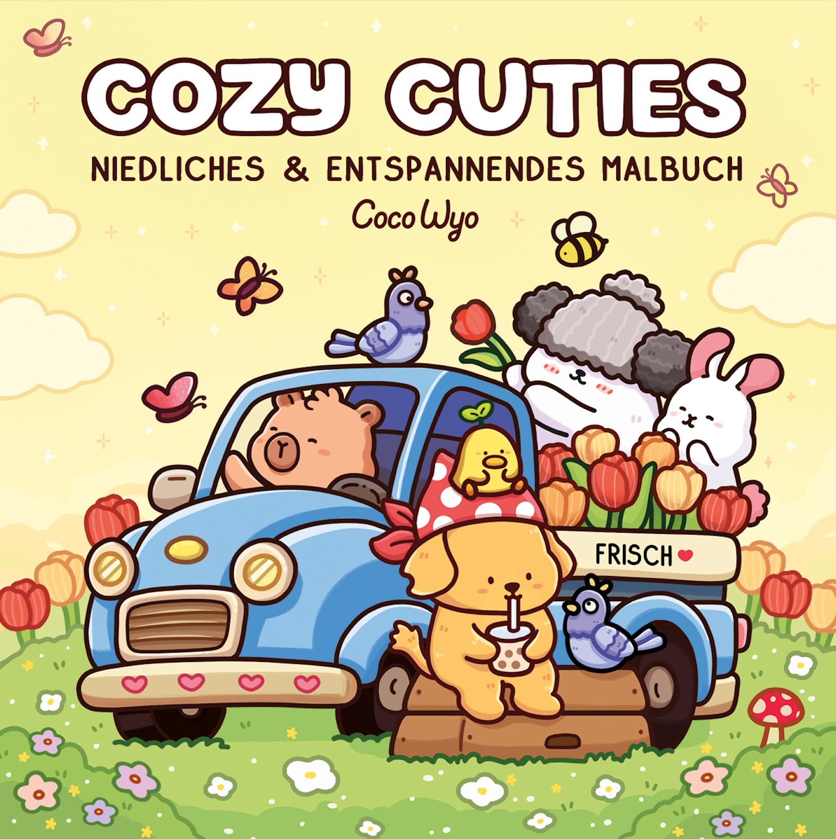 Cozy Cuties: Malbuch für Erwachsene, Teenager und Kinder (Cozy Spaces Coloring) (Cozy Malbücher, Band 2)
