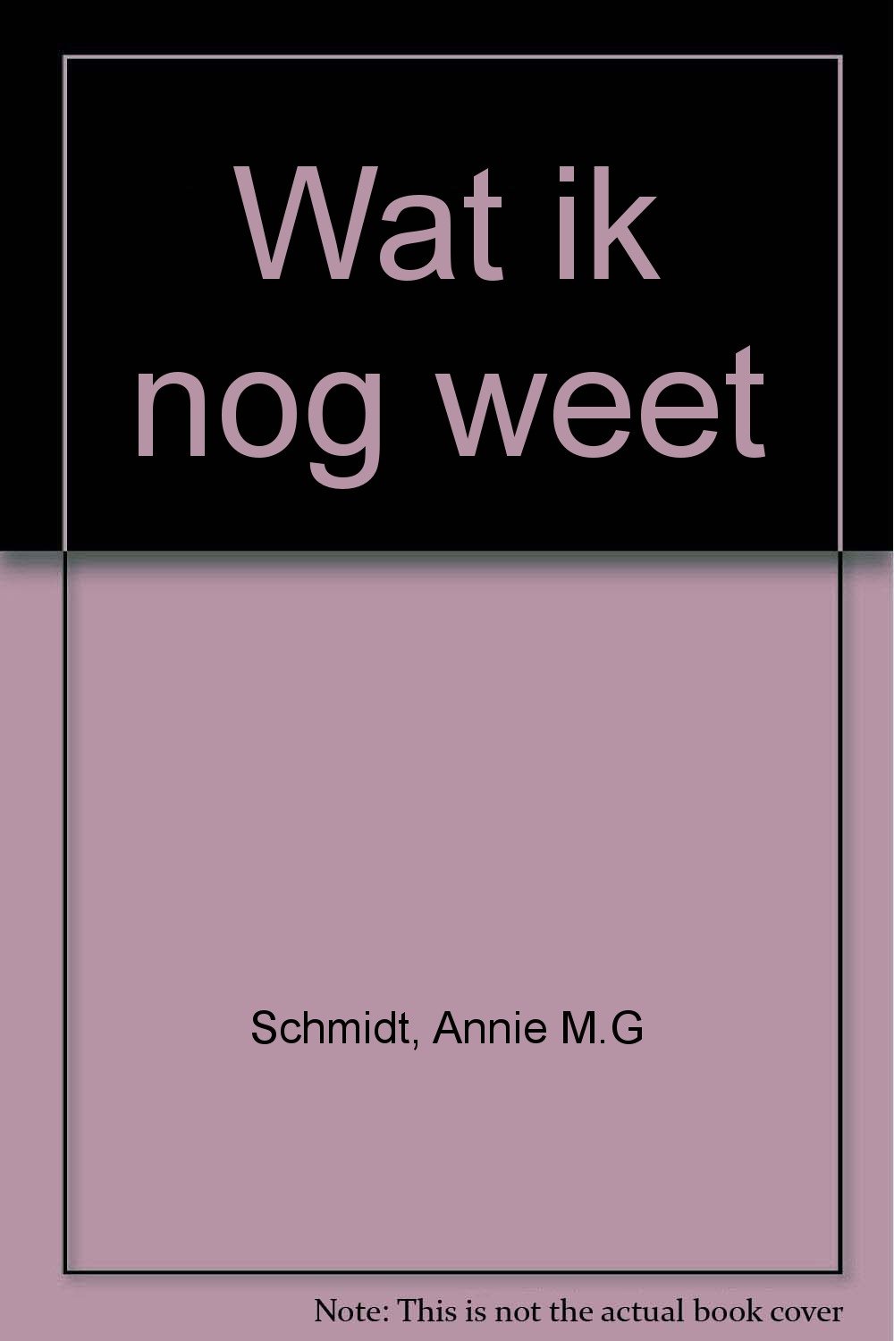 Wat ik nog weet