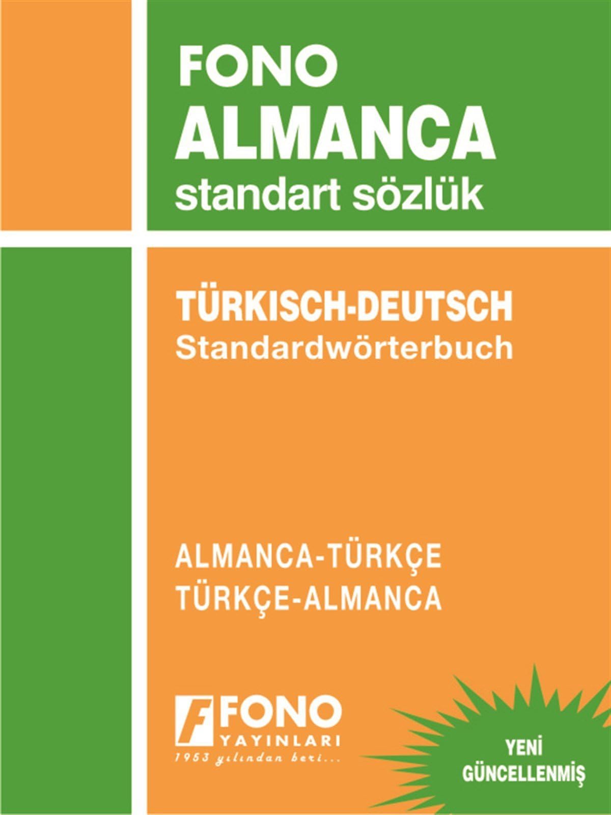 Standardwörterbuch Deutsch: Deutsch-Türkisch, Türkisch-Deutsch / Almanca ögrenci sözlügü